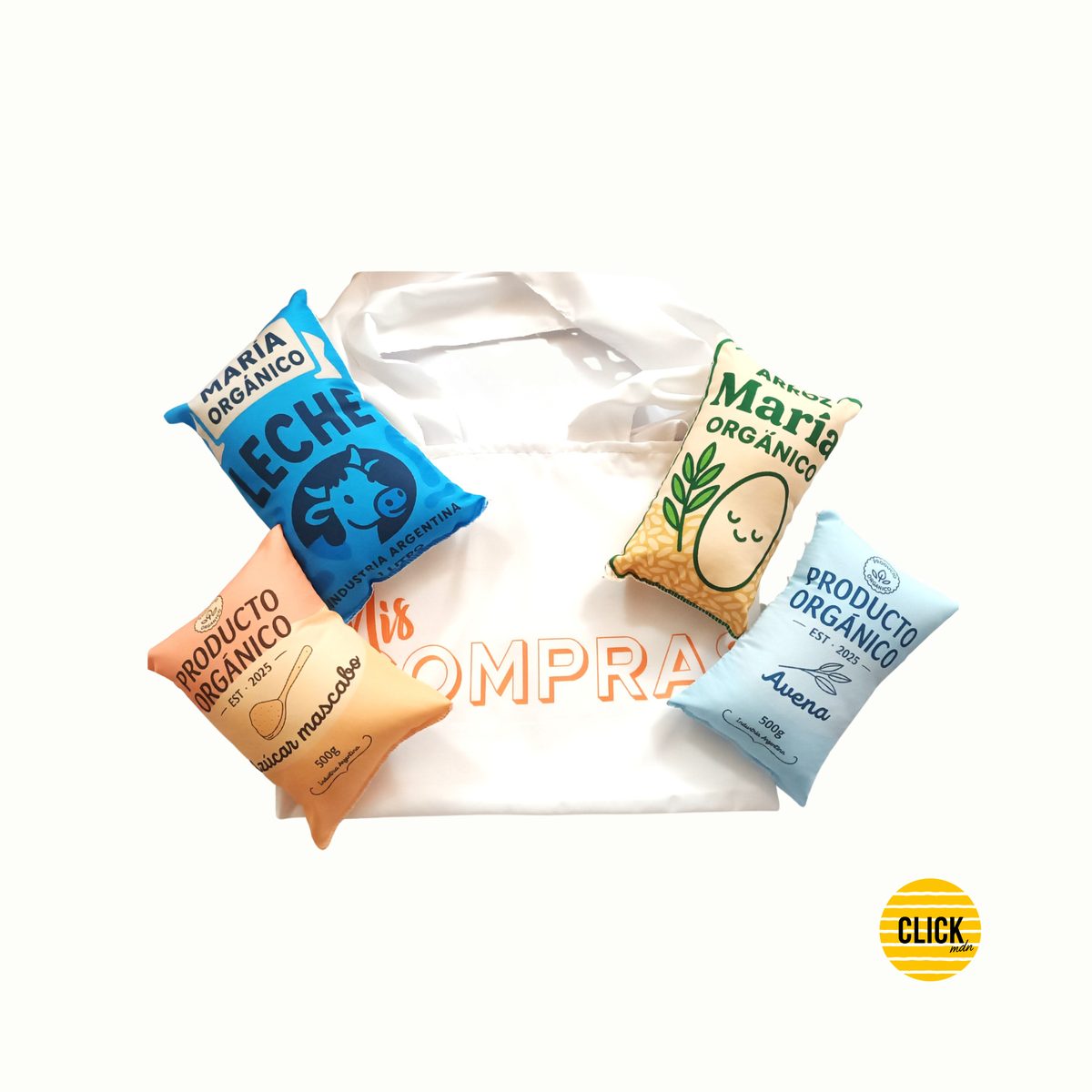 Kit Personalizable "Juguete de Compras" en tela